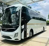 Volvo Luxury Bus Group Charter Rental Manali — Blue Line Taxi
